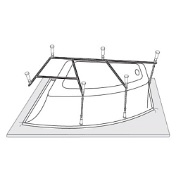 Фото Каркас для ванны Vagnerplast 160x100 VPK160100
