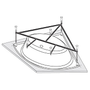 Каркас для ванны Vagnerplast 140x140 VPK140140