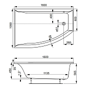 Изображение Акриловая ванна Vagnerplast Veronela Offset 160х105 L Акриловая ванна Vagnerplast Veronela Offset 160х105 L , изображение 8