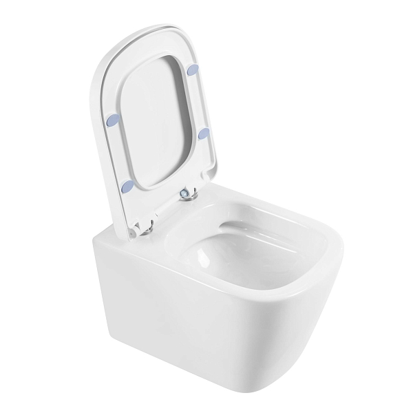Унитаз подвесной BelBagno Albano безободковый , изображение 5