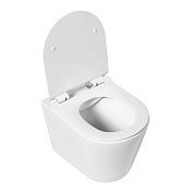 Унитаз подвесной BelBagno Flay-R безободковый , изображение 4