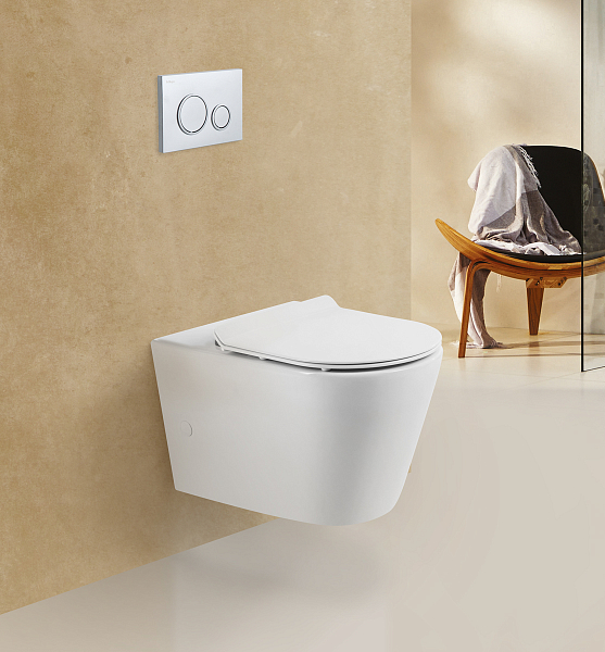 Унитаз подвесной BelBagno Flay-R безободковый , изображение 7