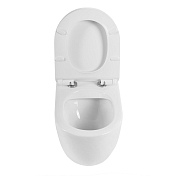 Унитаз приставной BelBagno Sfera-R BB2141CBR/BB865SC безободковый , изображение 6
