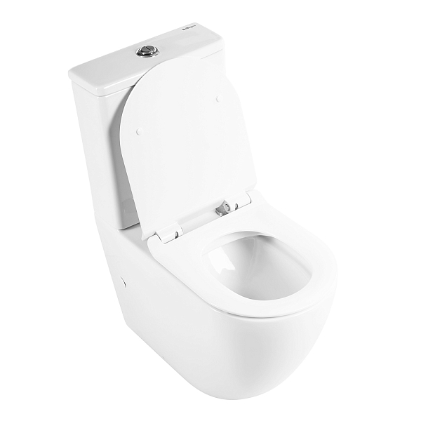 Унитаз-компакт BelBagno Sfera-R BB2141CPR/BB865SC безободковый , изображение 4