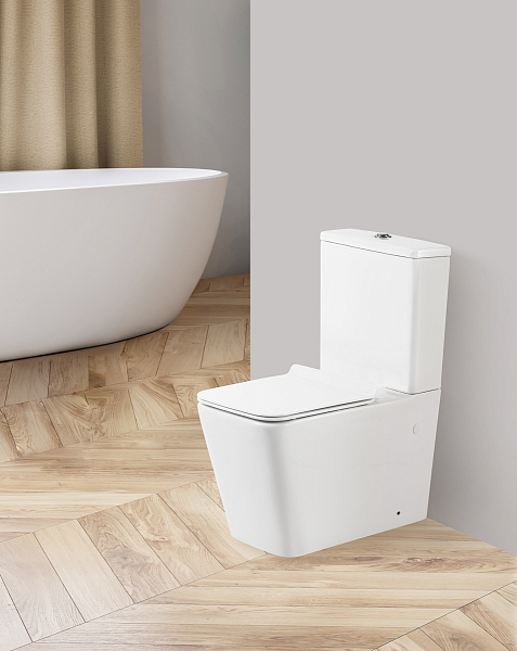 Унитаз-компакт BelBagno Ardente-R безободковый , изображение 10