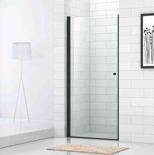 Душевая дверь в нишу Cezares Eco O-B-1-90-C-NERO , изображение 1