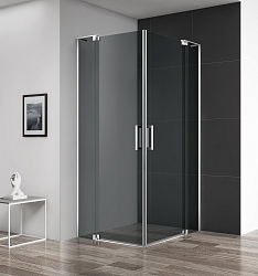 Фото Душевой уголок Cezares Slider A-2-100/110-GRIGIO-Cr