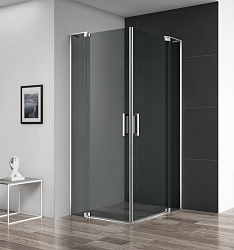 Фото Душевой уголок Cezares Slider AH-2-70/80-100/110-GRIGIO-Cr