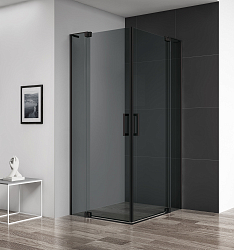 Фото Душевой уголок Cezares Slider AH-2-80/90-90/100-GRIGIO-NERO