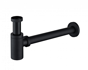 Фото Сифон BelBagno BB-SMT2-NERO для раковины черный