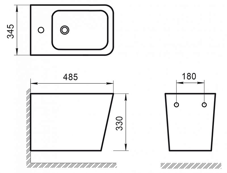 Биде подвесное BelBagno Ardente-R BB0520BH , изображение 6