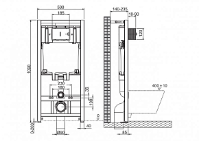 Фото Система инсталляции для унитазов BelBagno BB002-80