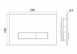 Кнопка смыва BelBagno Genova BB019-GV-CHROME хром , изображение 3