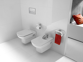 Фото Комплект Roca Dama Senso Pack 893104680 подвесной унитаз + инсталляция + Slim сиденье