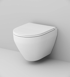 Фото Унитаз подвесной AM.PM Spirit 2.0 C701700WH безободковый