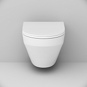 Унитаз подвесной AM.PM Inspire C501700WH безободковый , изображение 2