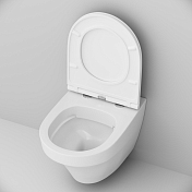 Унитаз подвесной AM.PM Inspire C501700WH безободковый , изображение 5