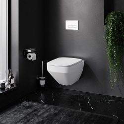 Фото Комплект AM.PM Inspire 2.0 IS47001.50A1700 (унитаз с инсталляцией, сиденье с микролифтом, клавиша Pro S белая)
