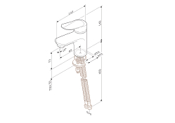 Смеситель AM.PM Sunny F85C02100 для раковины , изображение 10