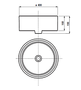 Мебельная раковина Roca Mila 40х40 32700C000 , изображение 4