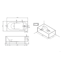 Фото Каркас для ванны AM.PM X-Joy 150х70 W88A-150-070W-R