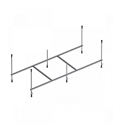 Каркас для ванны AM.PM Gem 170х75 W90A-170-075W-R