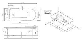 Изображение Акриловая ванна AM.PM Like 150х70 Акриловая ванна AM.PM Like 150х70 , изображение 7