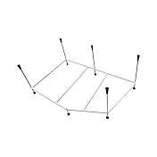 Каркас для ванны AM.PM Like 170х110 L W80A-170L110W-R
