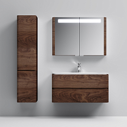 Фото Шкаф-пенал AM.PM Sensation левый орех