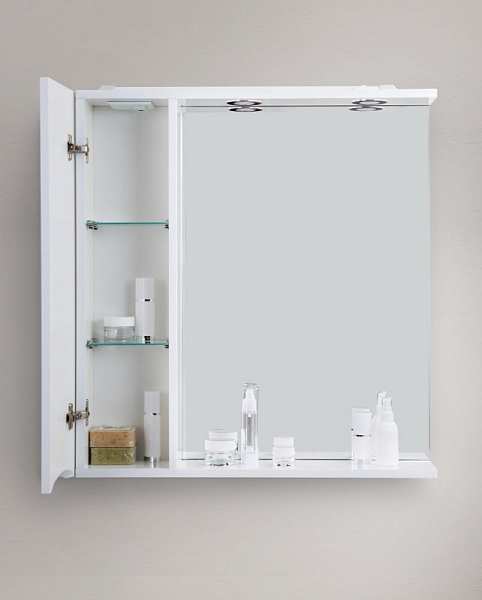 Зеркало-шкаф BelBagno Marino SPC-800/750-1A-BL-P-L левый , изображение 8