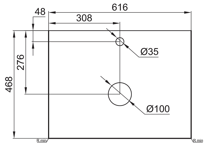 Столешница BelBagno KEP-60-BO Bianco Opaco , изображение 3