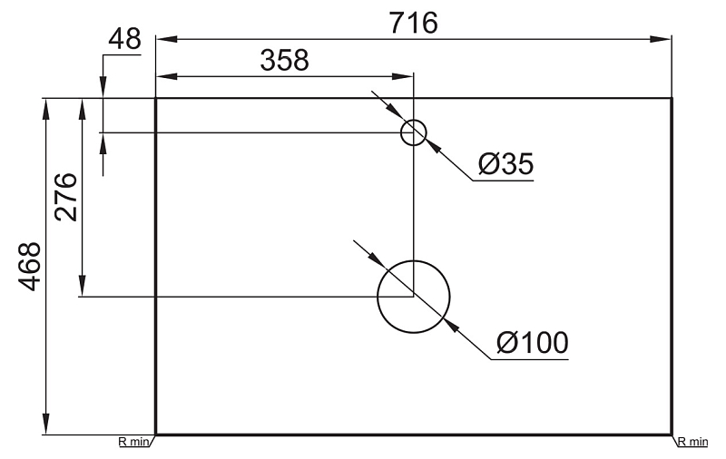 Столешница BelBagno KEP-70-BO Bianco Opaco , изображение 3