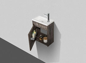 Фото Тумба под раковину BelBagno Pietra Mini 46 L подвесная, stone