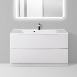 Фото Тумба под раковину BelBagno Marino 100 напольная, bianco lucido