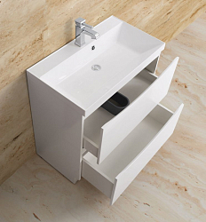 Фото Тумба под раковину BelBagno Marino 100 напольная, bianco lucido