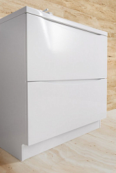 Фото Тумба под раковину BelBagno Marino 100 напольная, bianco lucido