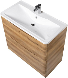 Фото Тумба под раковину BelBagno Acqua 100 напольная, rovere rustico