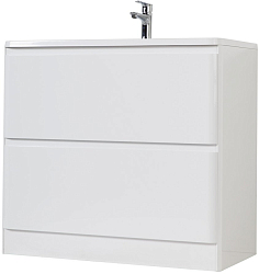 Фото Тумба под раковину BelBagno Albano 90 напольная, bianco lucido