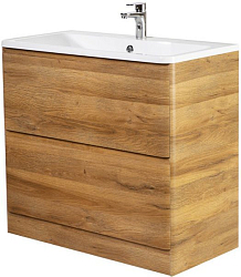 Фото Тумба под раковину BelBagno Albano 100 напольная, rovere rustico