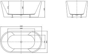Фото Акриловая ванна BelBagno BB202-1600-800 160х80