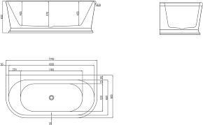 Фото Акриловая ванна BelBagno BB408-1700-800 170х80