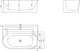 Изображение Акриловая ванна BelBagno BB409-1500-800 150х80 Акриловая ванна BelBagno BB409-1500-800 150х80 , изображение 5