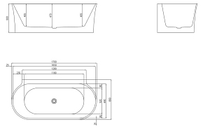 Фото Акриловая ванна BelBagno BB409-1700-800 170х80