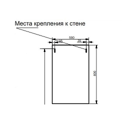 Фото Зеркало Эстет Elin 50