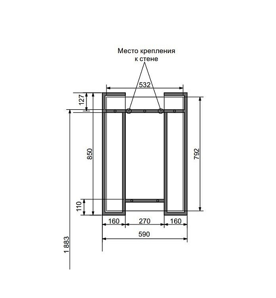 Зеркало Эстет Comfort Loft 85 , изображение 3