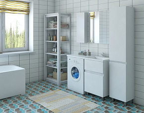 Фото Тумба с раковиной Эстет Dallas Luxe 110 R белая