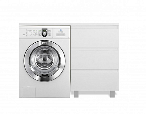 Фото Тумба с раковиной Эстет Dallas Luxe 110 R белая 3 ящика