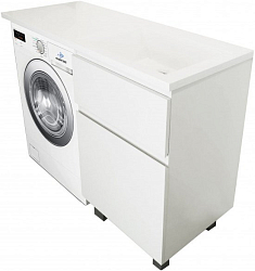 Фото Тумба с раковиной Эстет Dallas Luxe 120 R белая