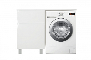 Фото Тумба с раковиной Эстет Dallas Luxe 130 L белая