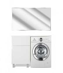 Фото Тумба с раковиной Эстет Dallas Luxe 130 L белая